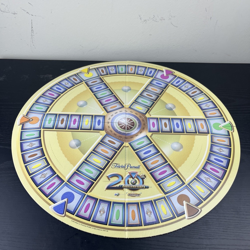 Trivial Pursuit 20th Anniversary Edition Game Board ONLY Replacement Part